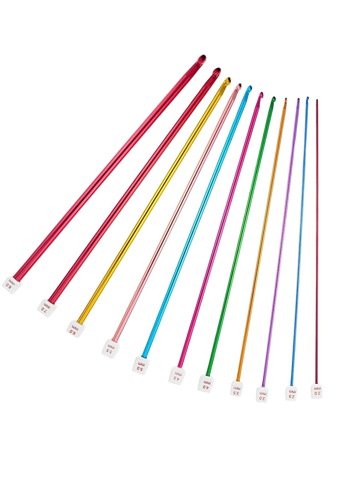 Örgü Tığ Metalize 35 cm  4,5 Numara