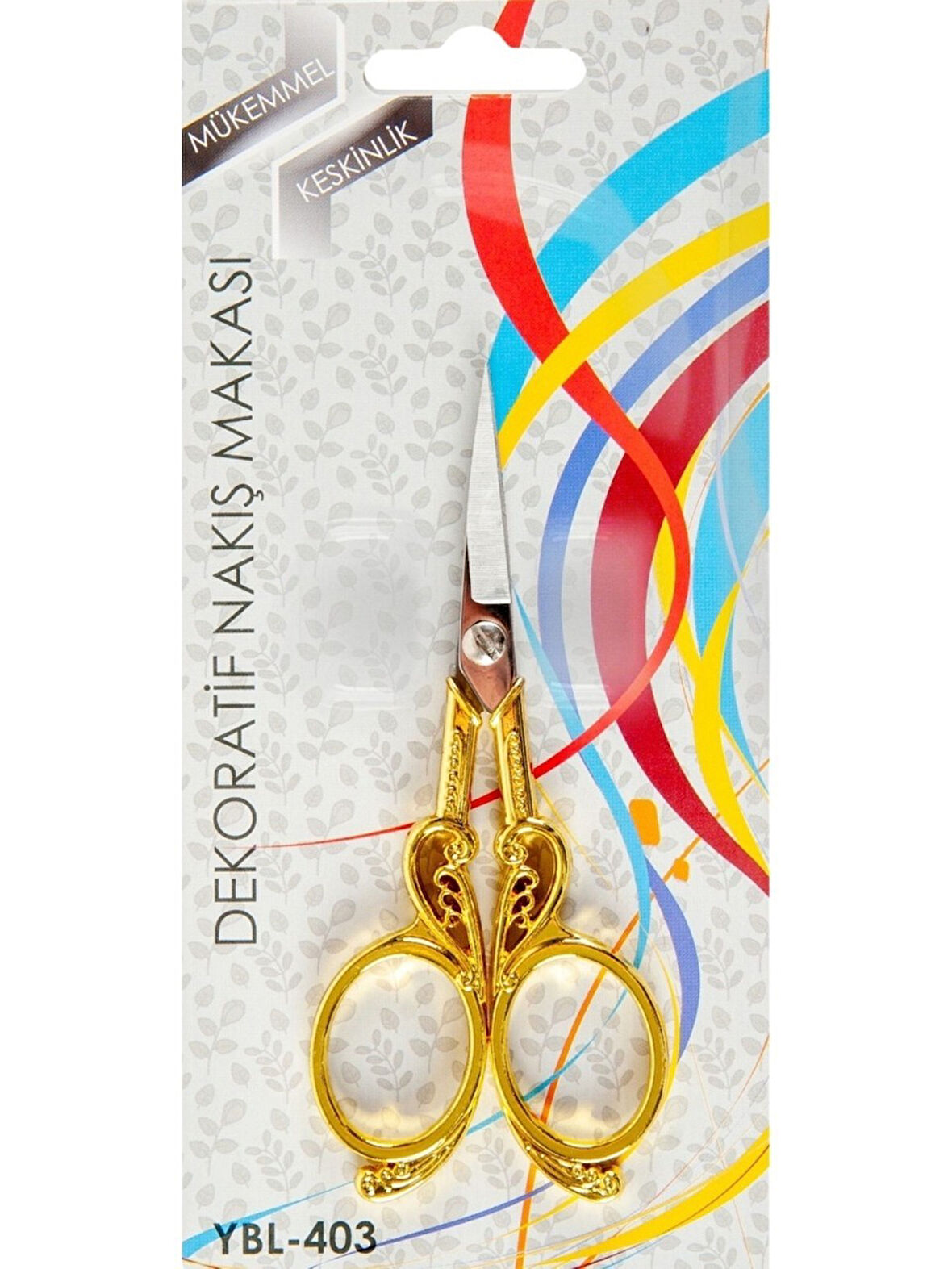 Sylar Nakış Makası Dekoratif Altın Kuğu YBL-403 Model 19