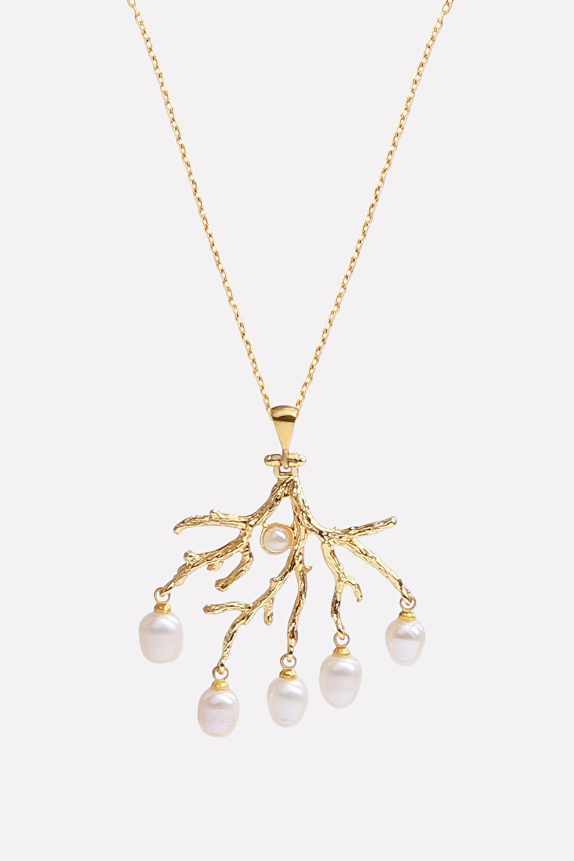 İncili Salkım Kolye