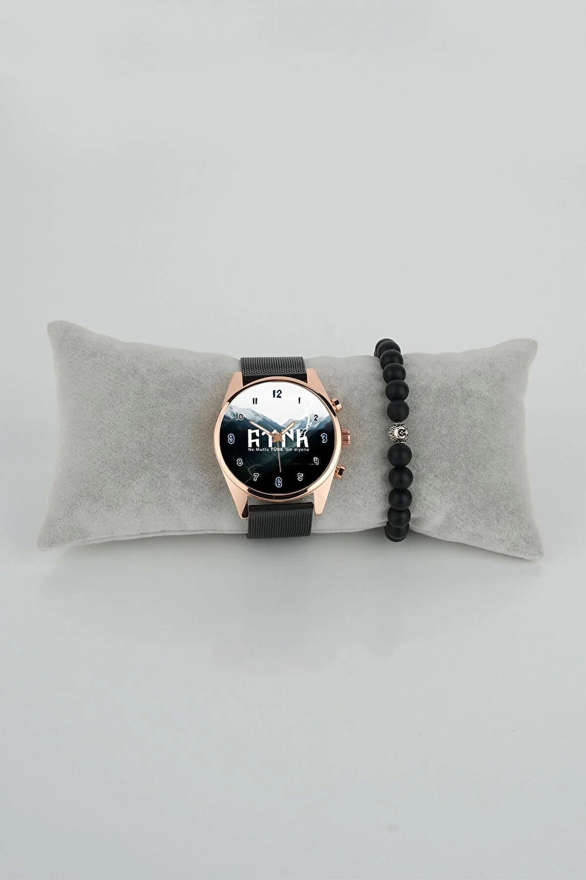 Türk Yazısı Ne Mutlu Türküm Diyene Kadın Kol Saati Bileklik Hediye