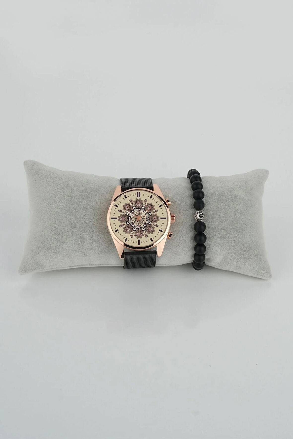 Sanatsal Tasarım Model 6 Mandala Sade Kadran Kadın Kol Saati Bileklik Hediye