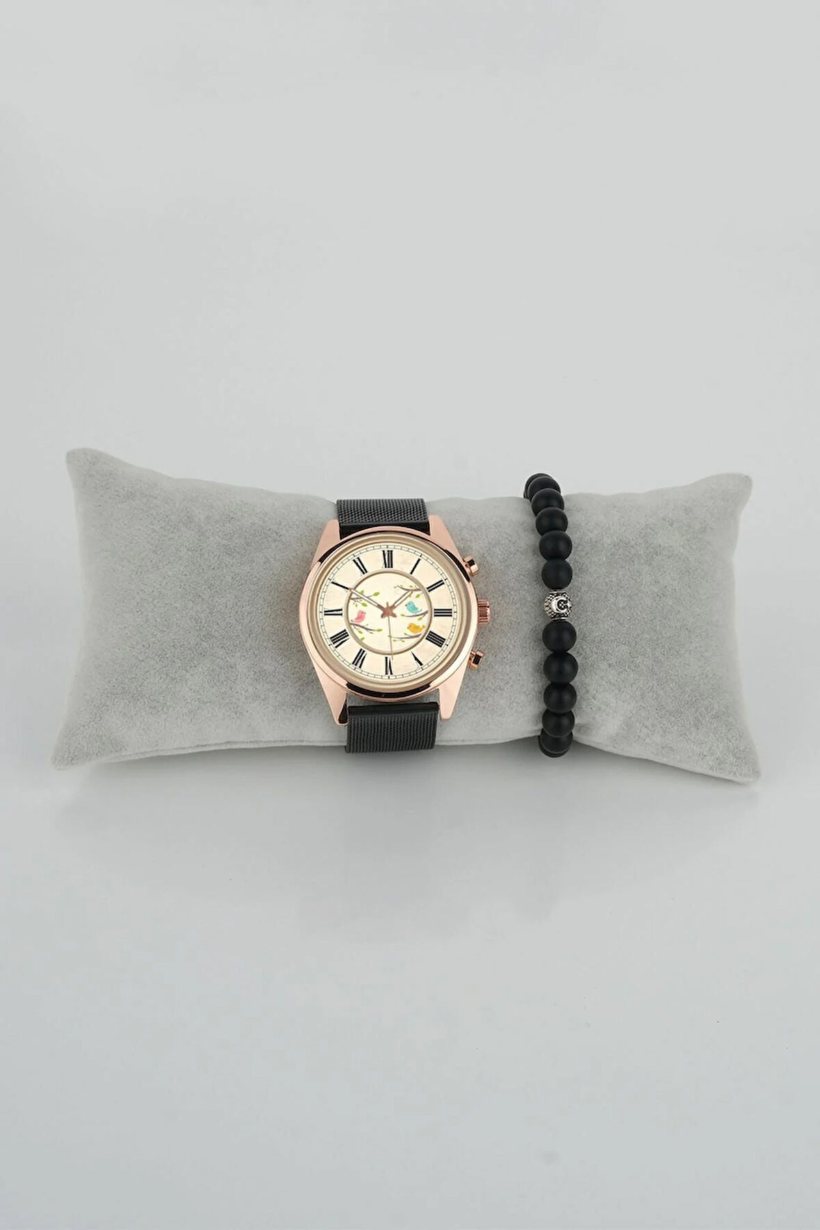 Sanatsal Tasarım Romen Rakam Kadran Erkek Kol Saati Bileklik Hediye