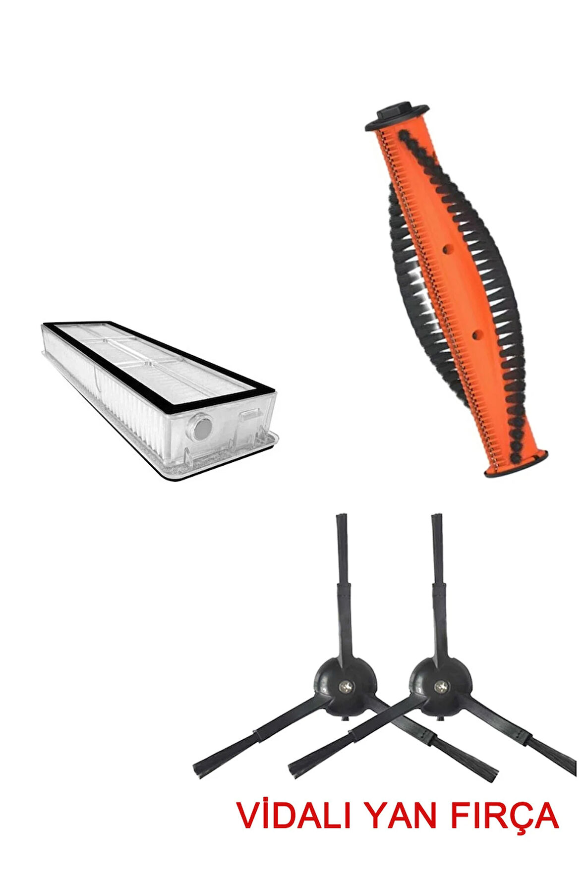 Xiaomi Robot Vacuum S10T STFCR01SZ Uyumlu Filtre Fırça Seti