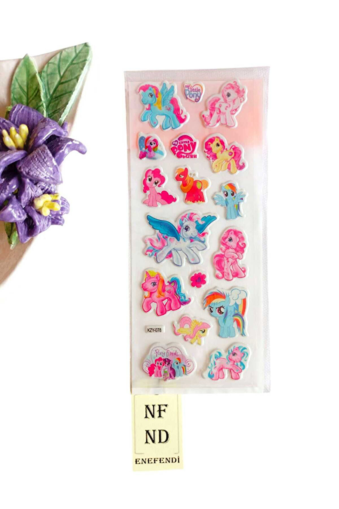 Sticker Parlak Yapışkanlı Kız Çocuk Telefon Defter Dolap Ayna Sticker Hediye