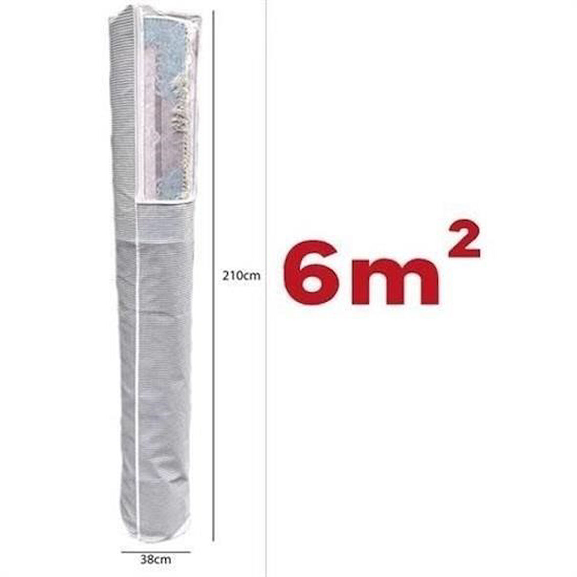 Sylar Pencereli Halı Hurcu Toz geçirmez Sağlam Dayanıklı Hurç Organizer 4m²