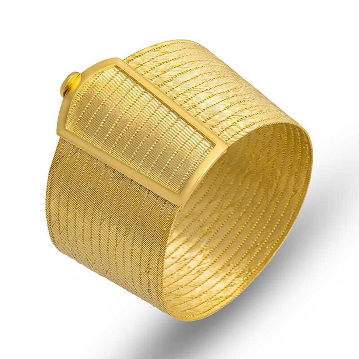 STİLLOVE Gümüş Trabzon Hasır Kadın Bileklik