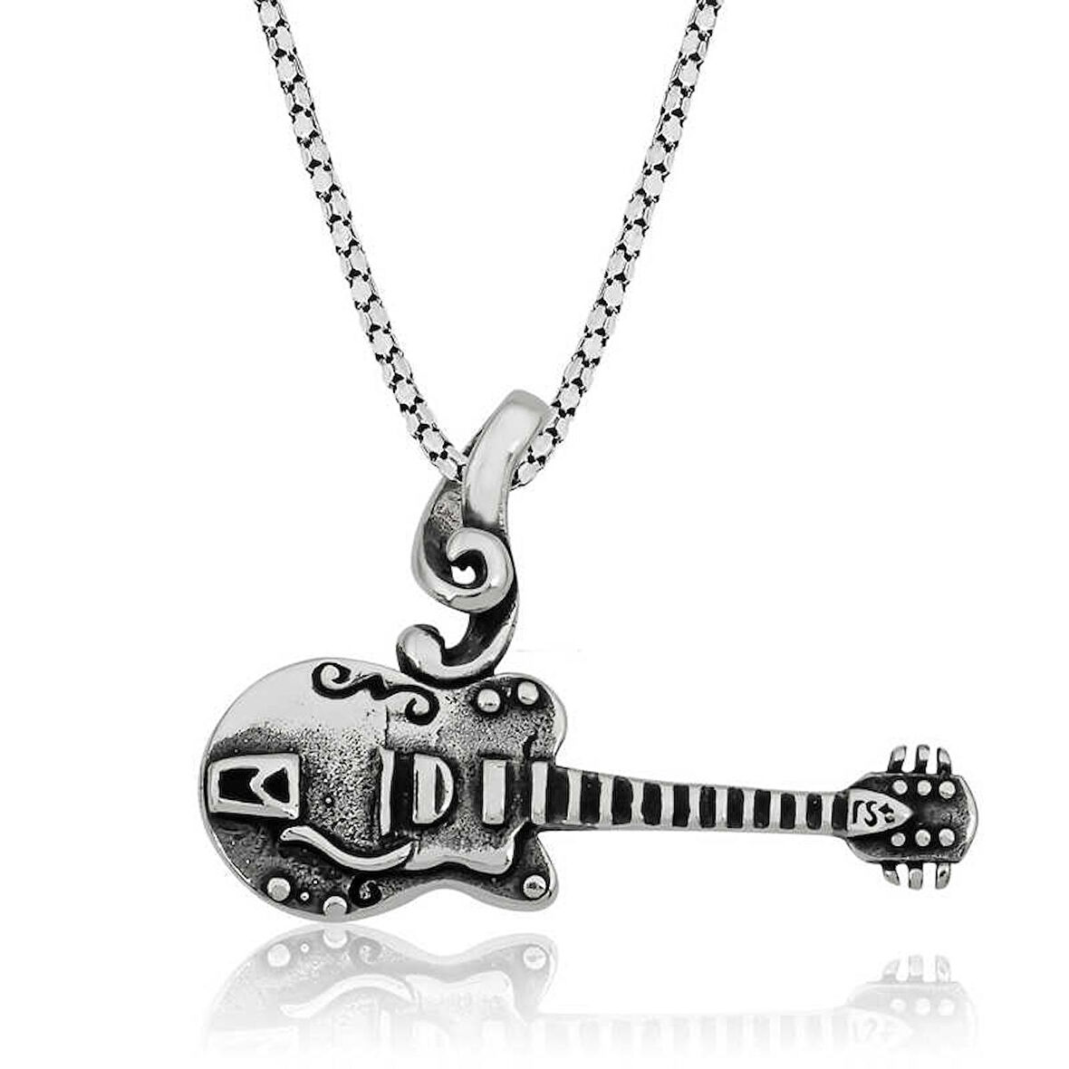 STİLLOVE ​Gümüş Gitar Kolye