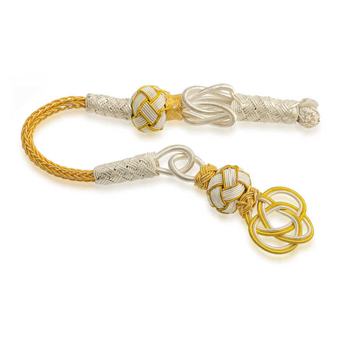 STİLLOVE Gümüş Trabzon Örmesi Kazaz Tesbih Püskülü