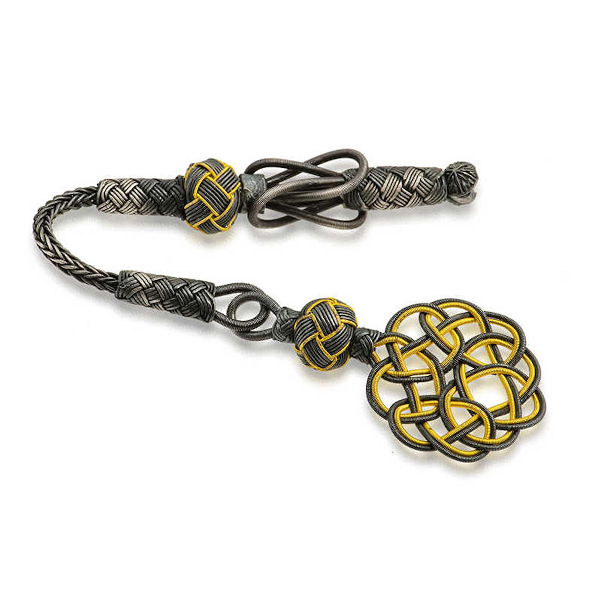 STİLLOVE Gümüş Trabzon Örmesi Kazaz Tesbih Püskülü