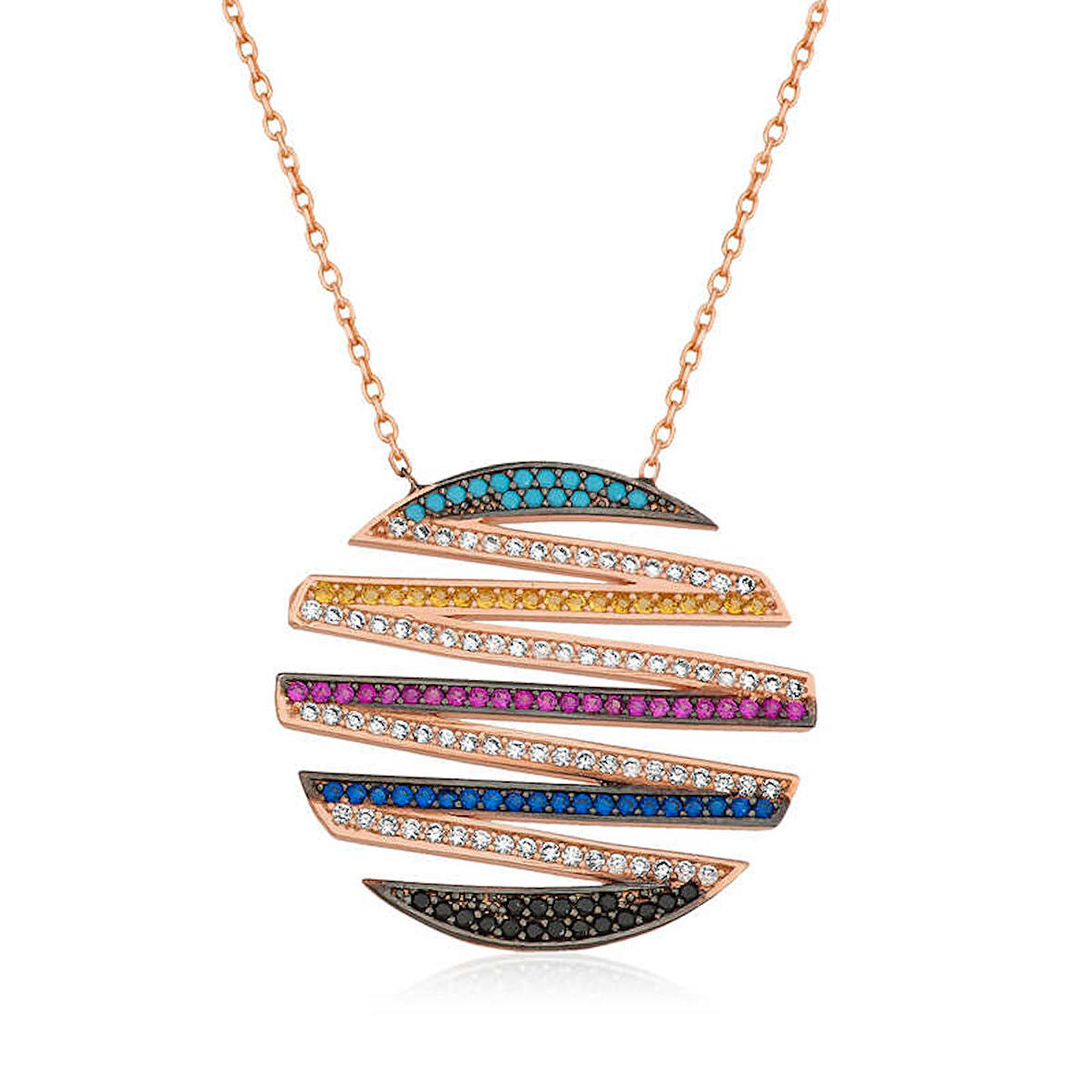 STİLLOVE Gümüş Sonsuzluğa Giden Yol Kolye