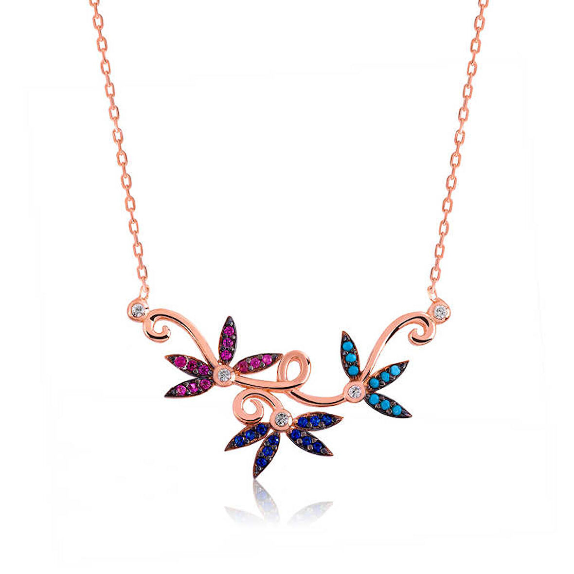 STİLLOVE Gümüş Sevgi Dalı Kadın Kolye