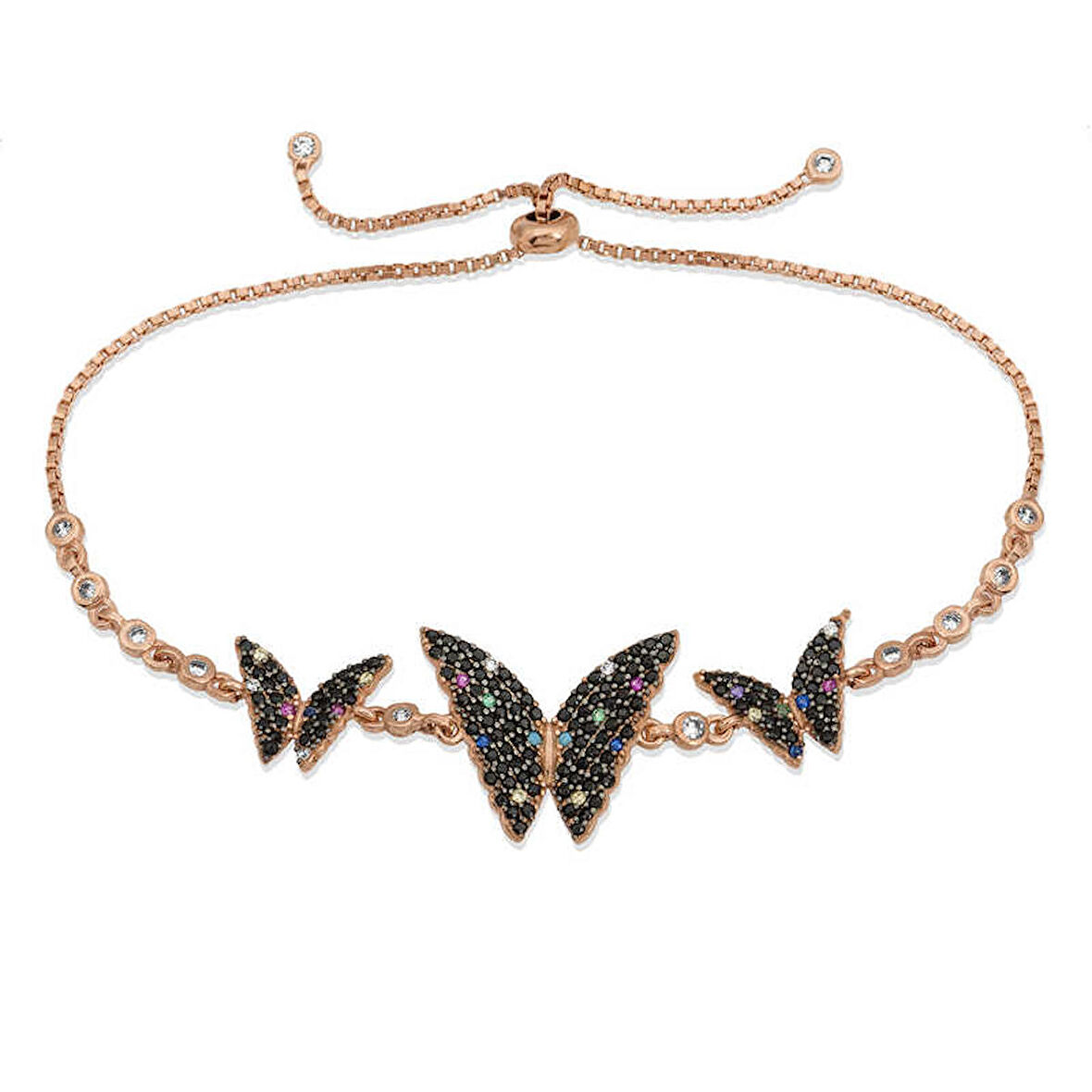 STİLLOVE Gümüş Kelebek Asansör Bileklik