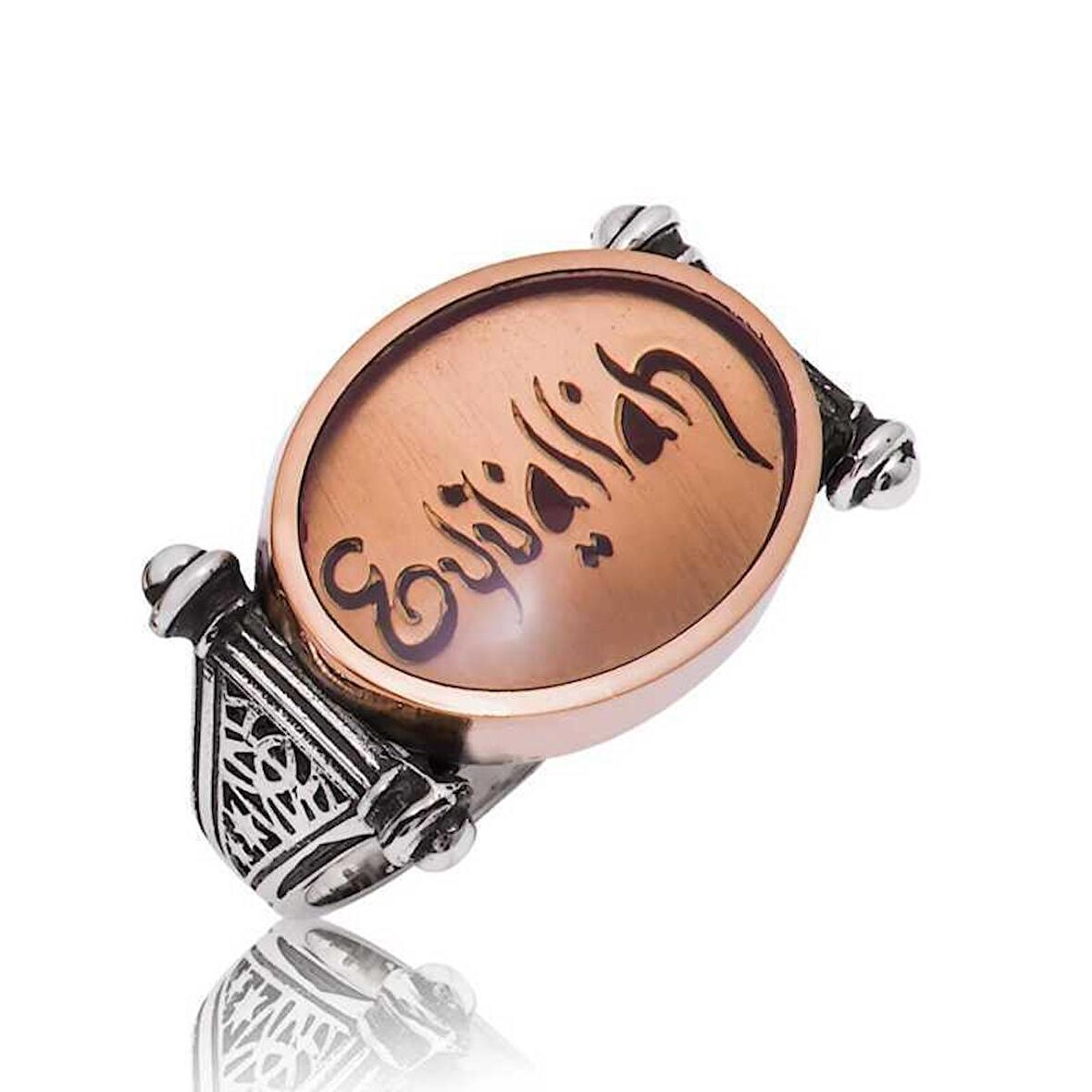 STİLLOVE Gümüş Eyvallah Yazılı Erkek Yüzük