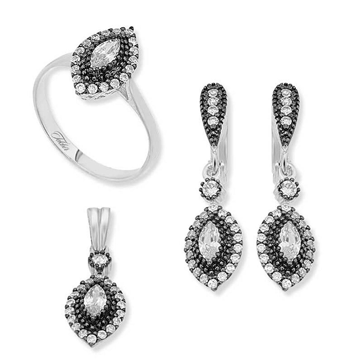 STİLLOVE Gümüş Mekik Bayan Set