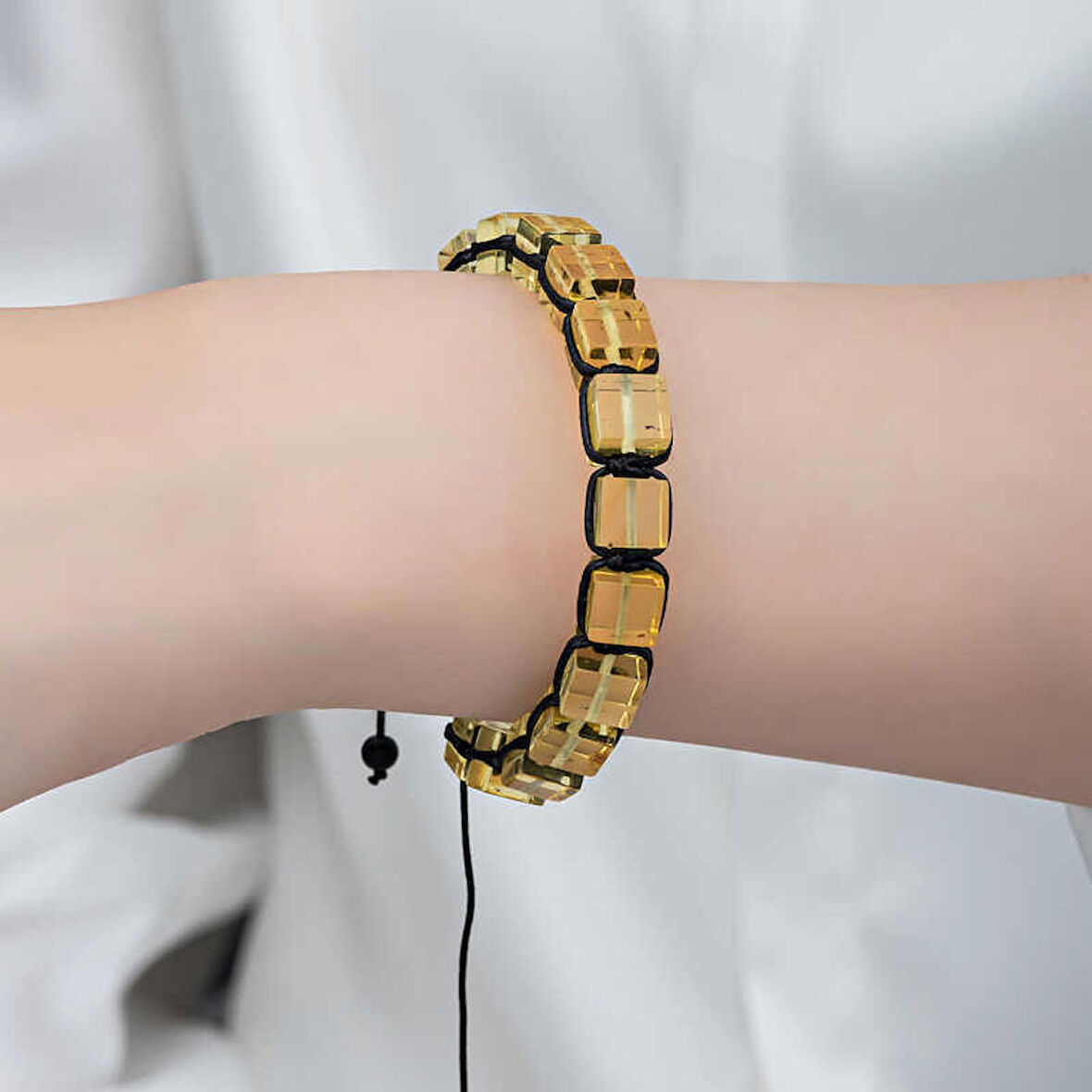 STİLLOVE Yetişkin Damla Kehribar Bileklik