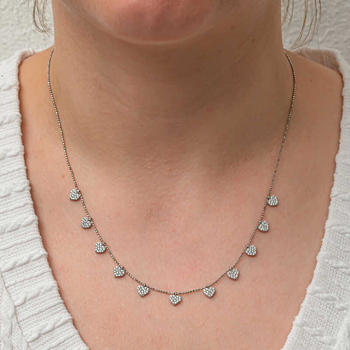 STİLLOVE Gümüş Kalpli Şans Kadın Kolye