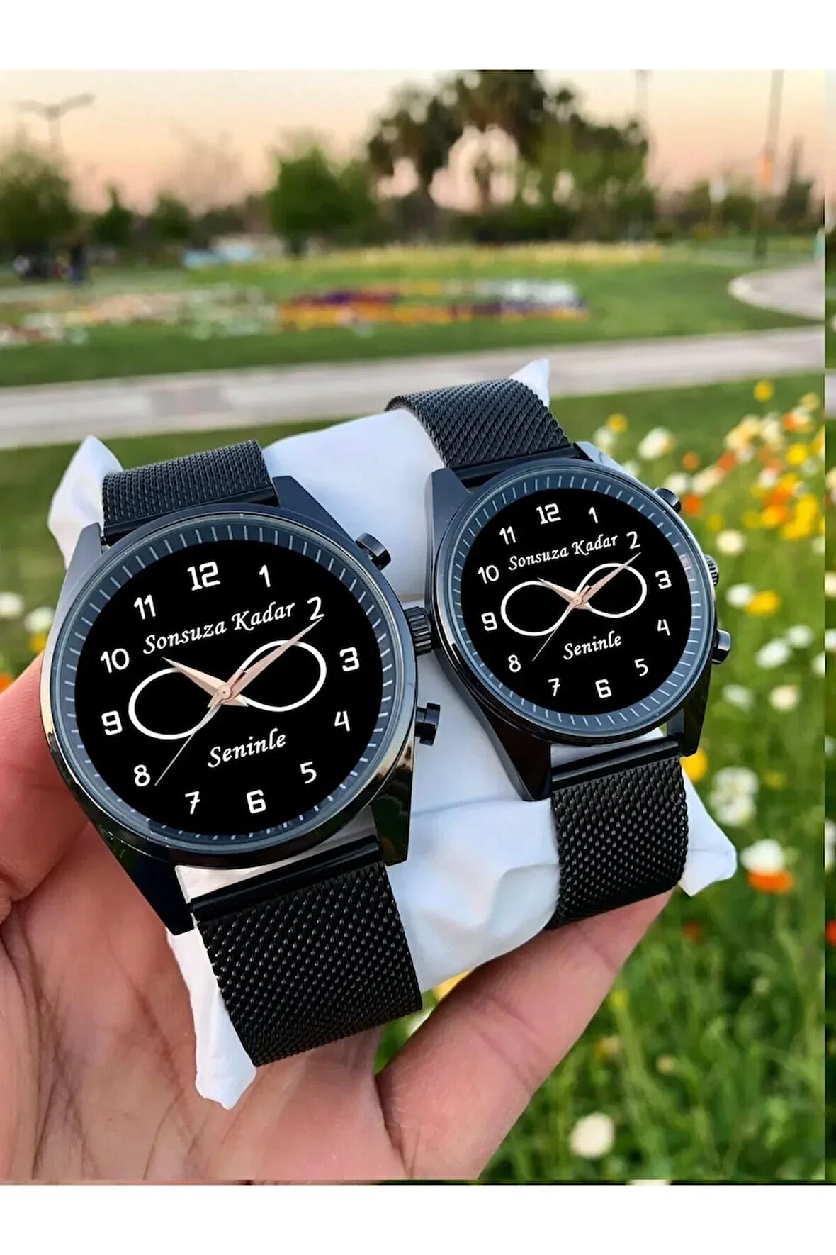 Çift Saatleri Sonsuza Kadar Seninle Sevgili Saatleri Erkek Kol Saati Doğum Günü Hediyeleri