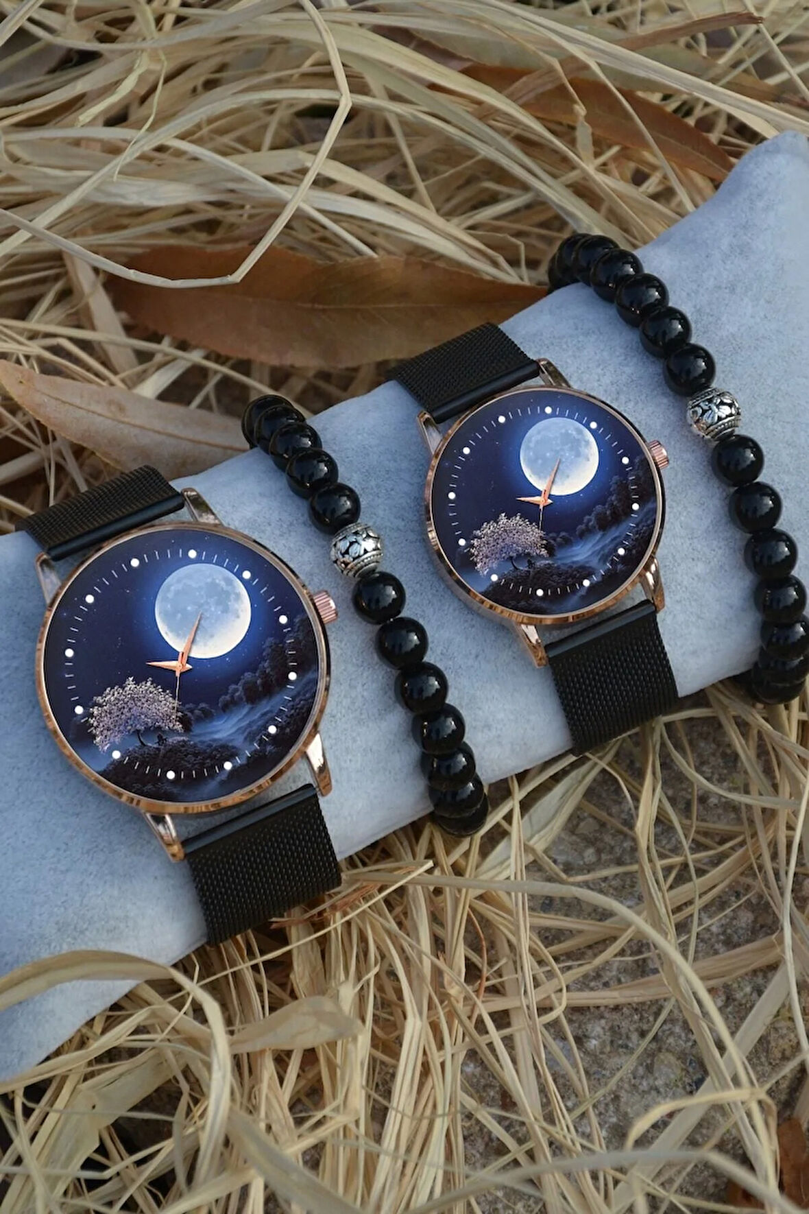 Çift Saatleri Sevgili Saatleri Ay Işığı Çift Kol Saatleri