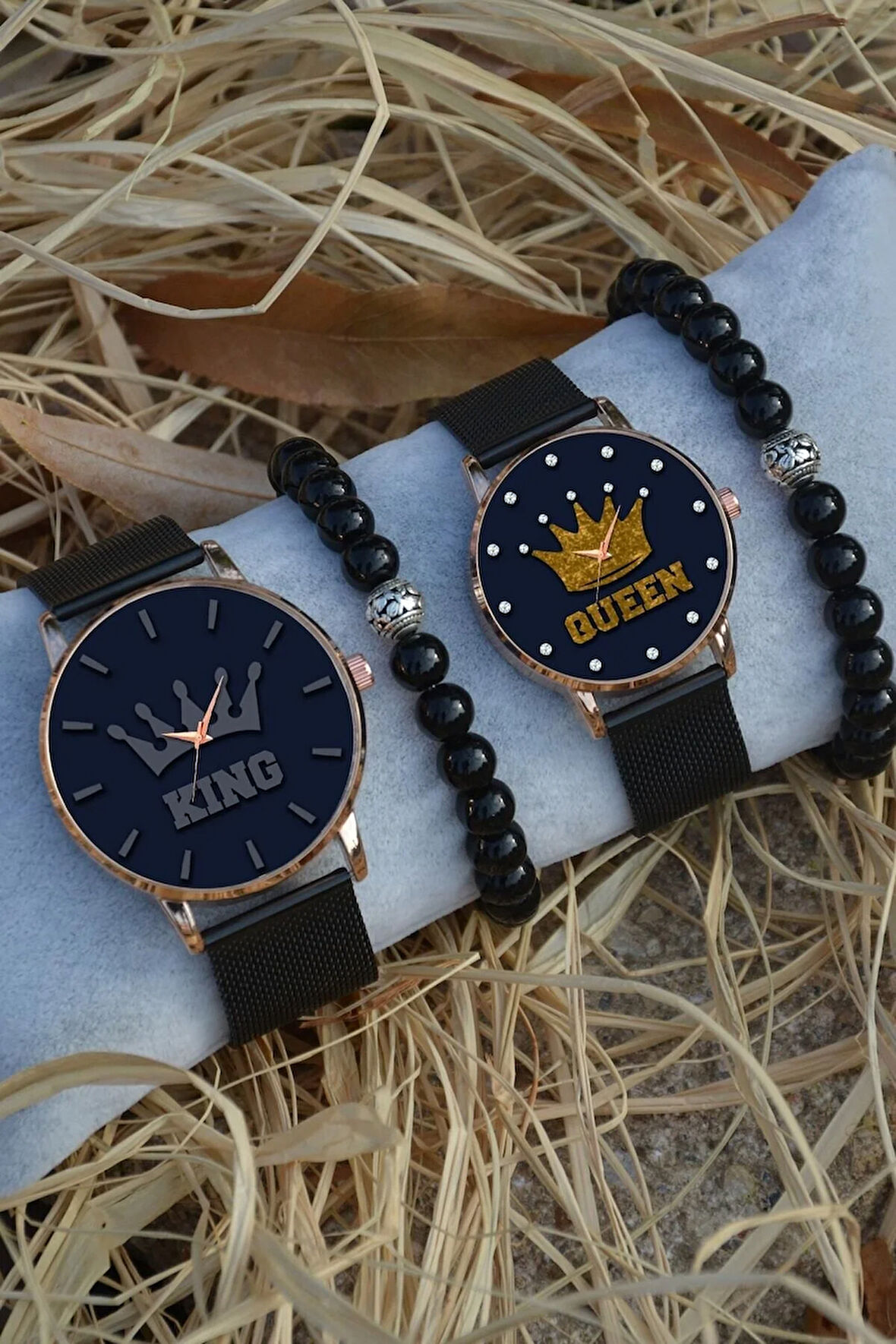 Çift Saatleri Sevgili Saati King-queen Çift Kol Saatleri