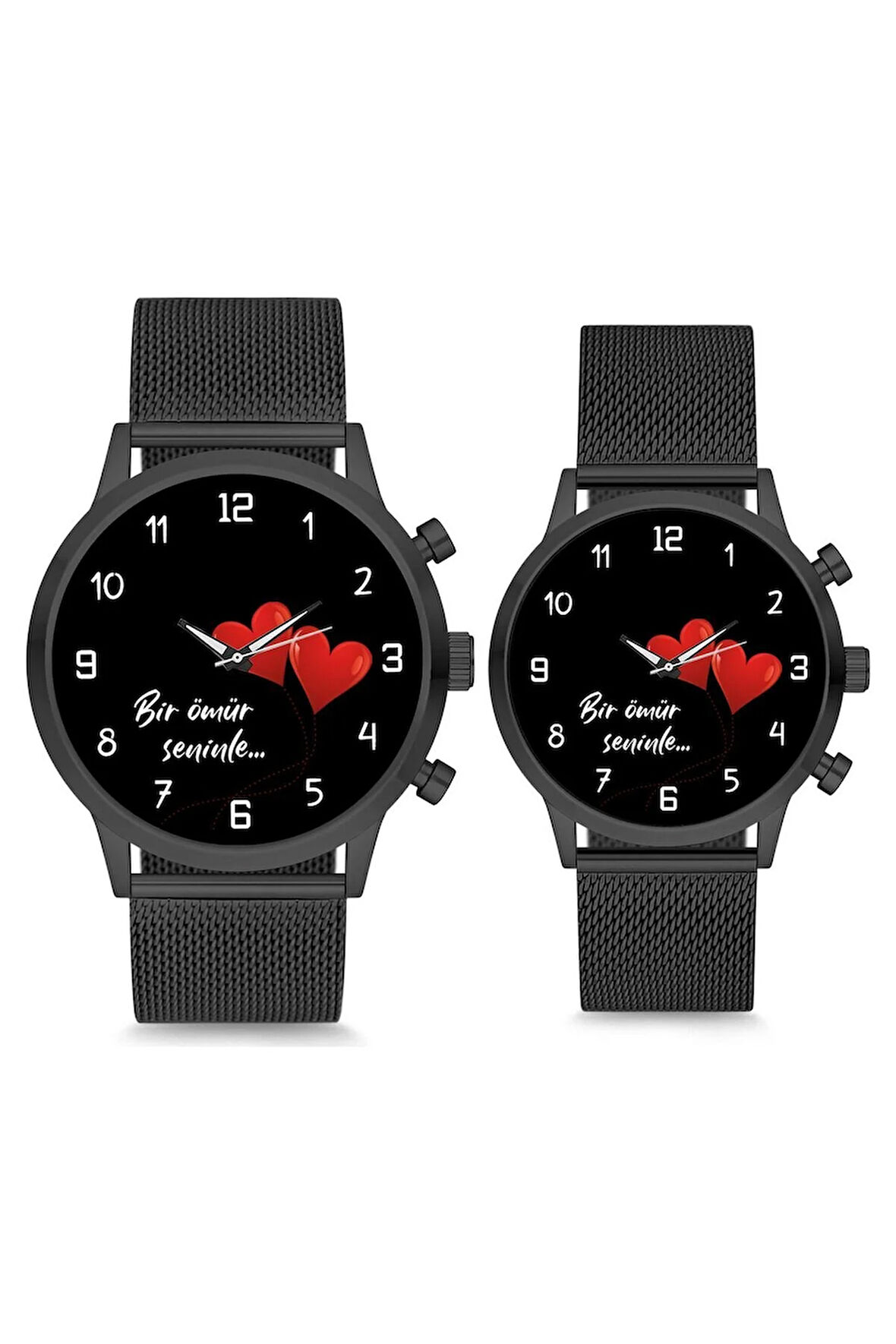 Çift Saatleri Sevgili Saati Bir Ömür Seninle Çift Kol Saati
