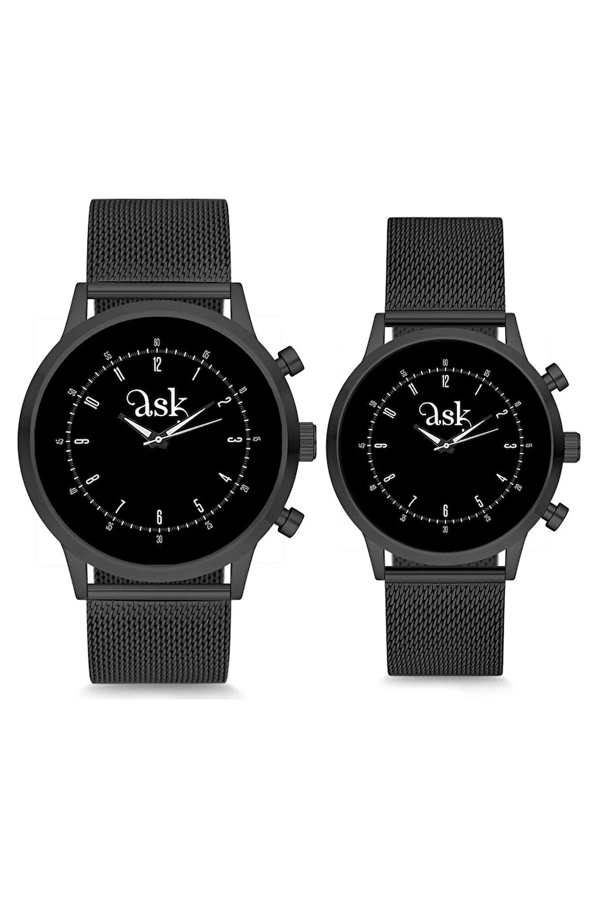 Çift Saatleri Sevgili Saati Aşk Tasarımlı Çift Kol Saati