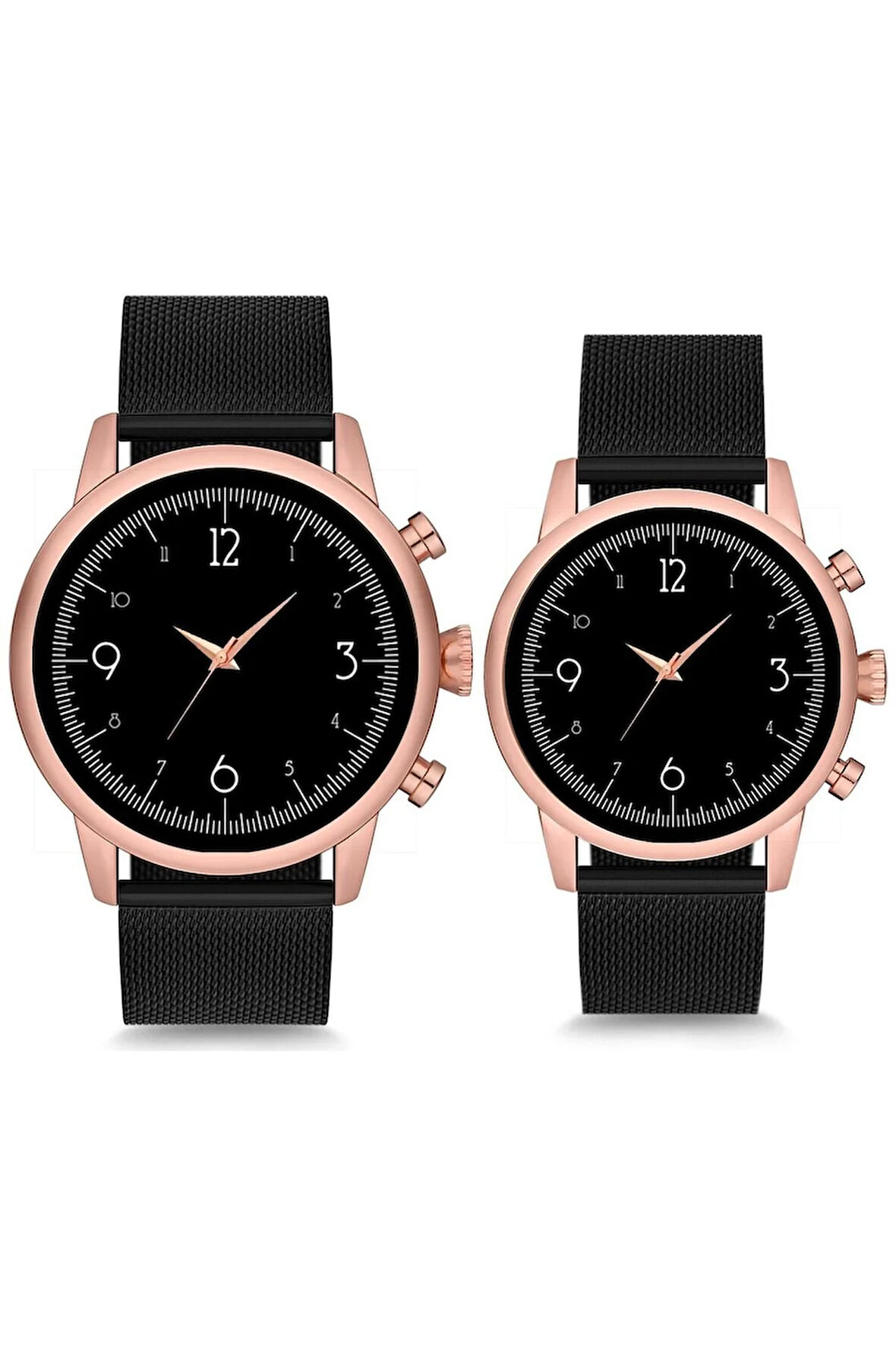 Çift Saatleri Sevgili Saati Sade Tasarım 4 Çift Kol Saati