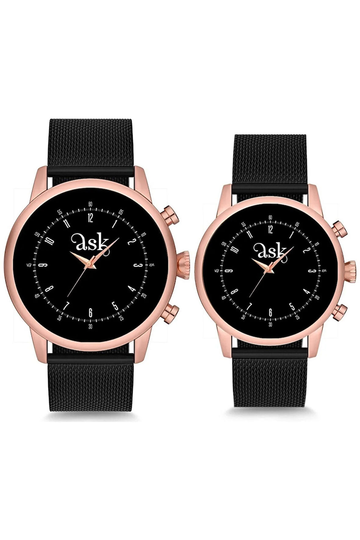 Çift Saatleri Sevgili Saati Aşk Tasarımlı Çift Kol Saati