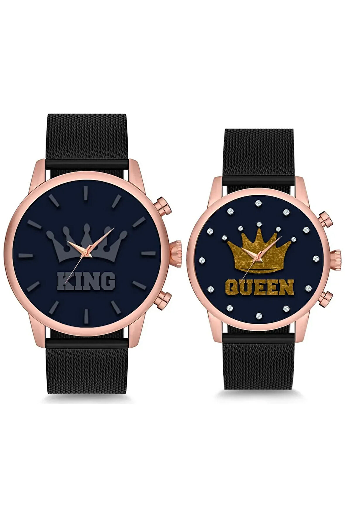 Çift Saatleri Sevgili Saati King Queen Çift Kol Saati