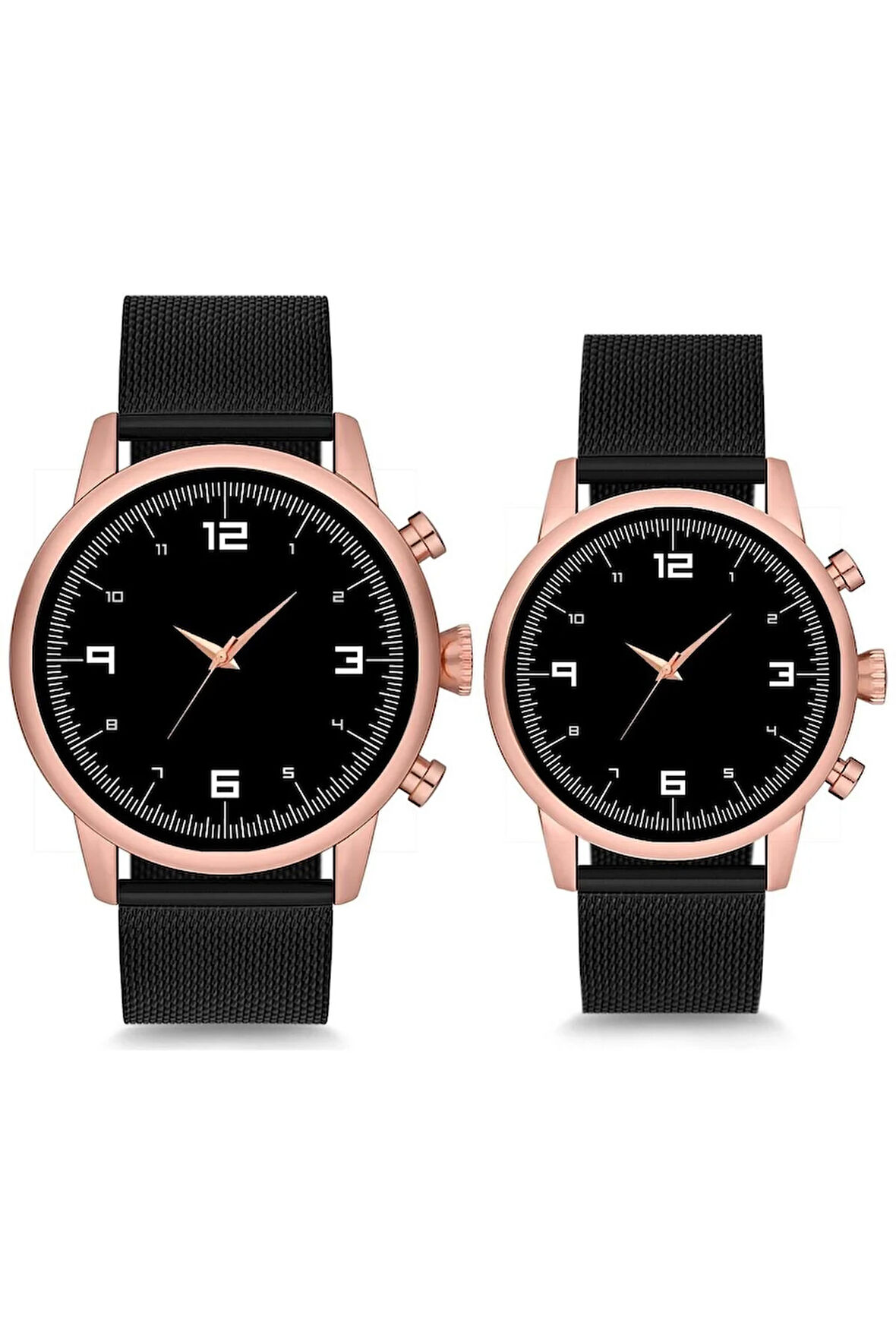 Çift Saatleri Sevgili Saati Sade Tasarım 2 Çift Kol Saati