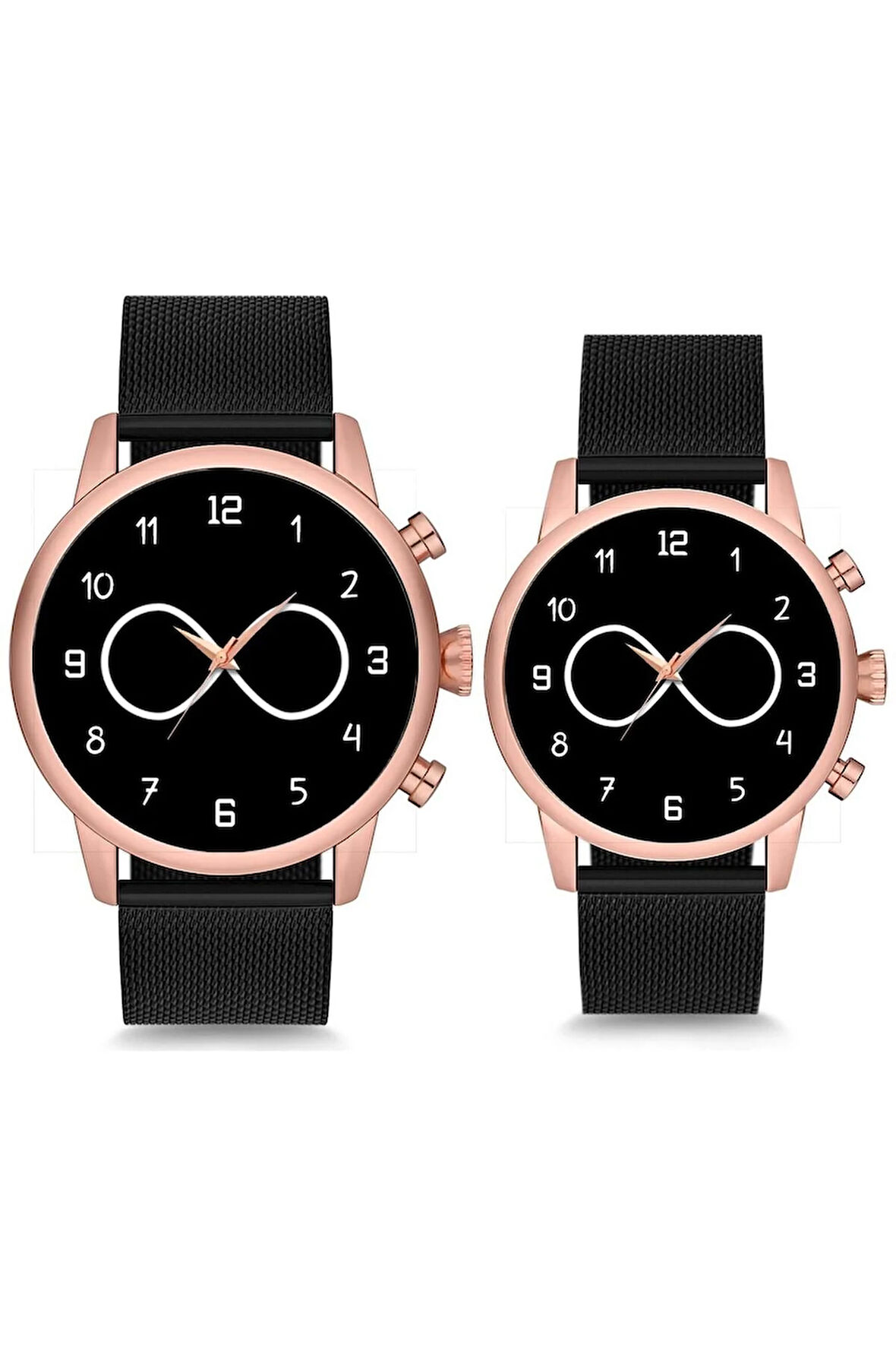 Çift Saatleri Sevgili Saati Sonsuzluk Çift Kol Saati