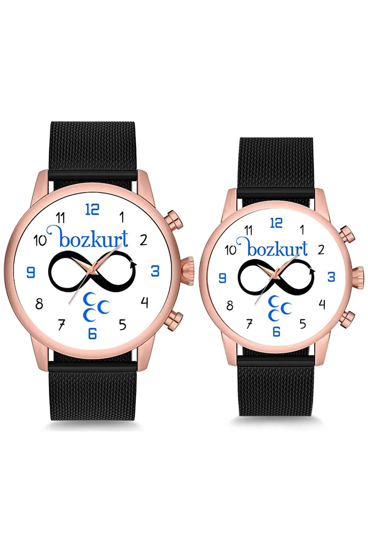 Çift Saatleri Sevgili Saati Bozkurt Çift Kol Saati