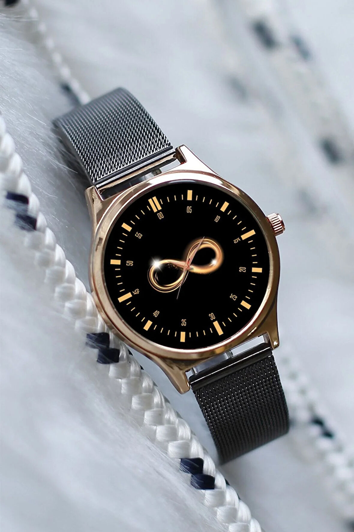 Kadın Kol Saati Gold Sonsuzluk Kol Saati