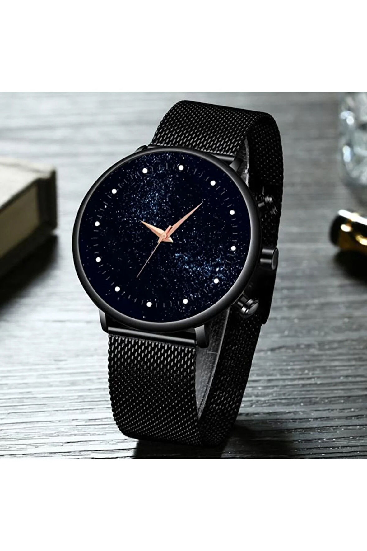 Erkek Kol Saati | Yıldızlar - Gece Tasarımı | Doğum Günü Hediyesi