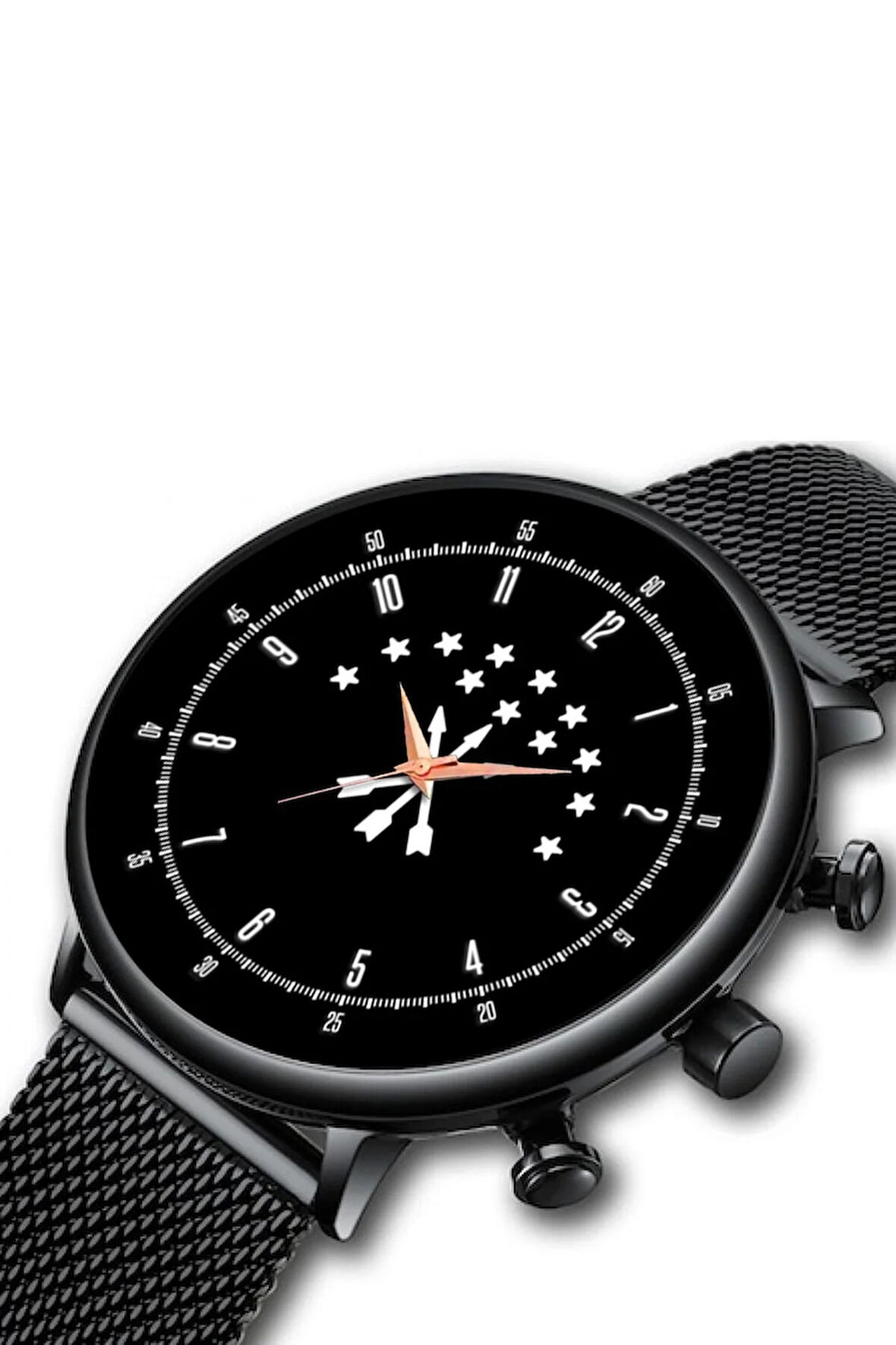 Çerkez Kol Saati | Çerkez Amblemli Siyah Erkek Kol Saati