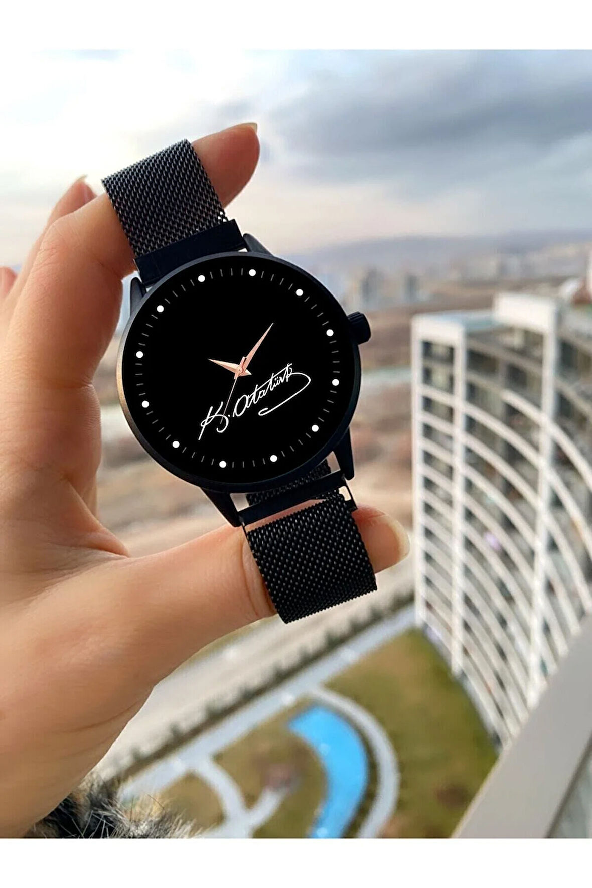 Atatürk Imzalı Sade Kadran Kol Saati - Kadın Kol Saatleri - Şık Kol Saati