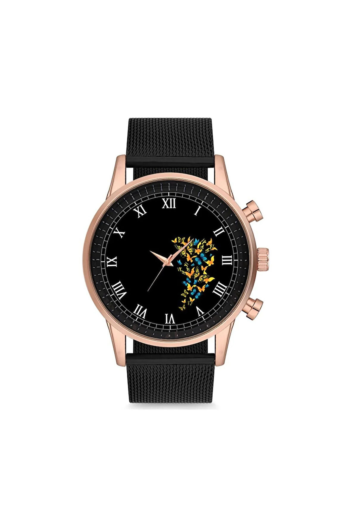 Kadın Kol Saati Kelebek Desenli Kadın Kol Saati Doğum Günü Hediyesi