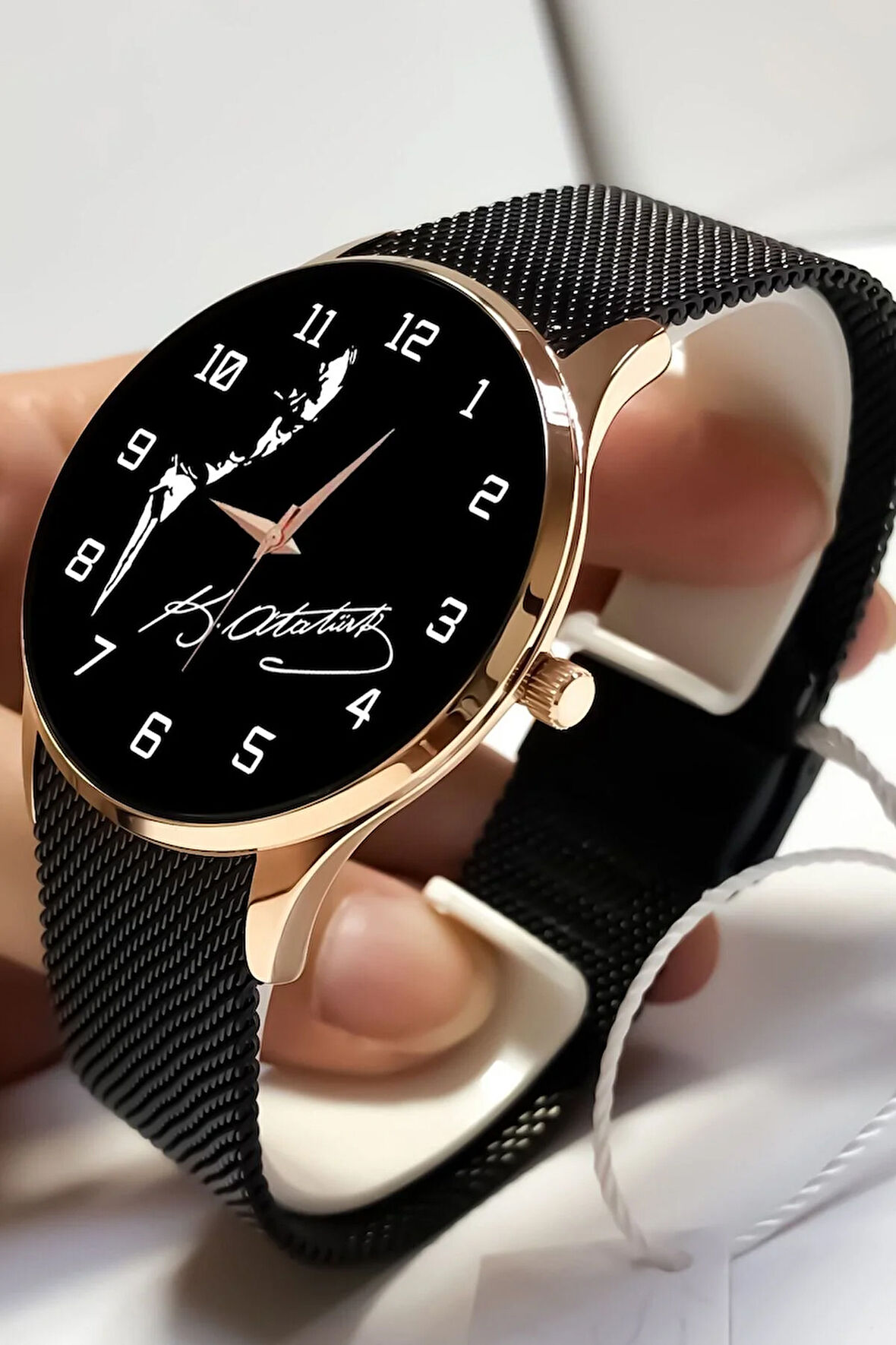 Kemal Atatürk Siluet Ve Imzası Kol Saati En Anlamlı Doğum Günü Hediyesi