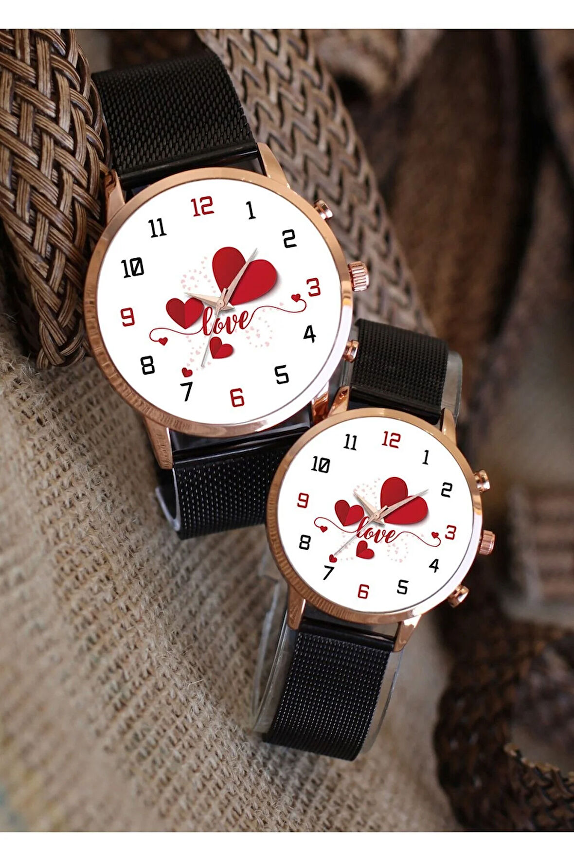 Çift Saatleri Love Çift Kol Saatleri Aşk Bay Sevgili Saatleri Sevgililer Günü Hediyesi