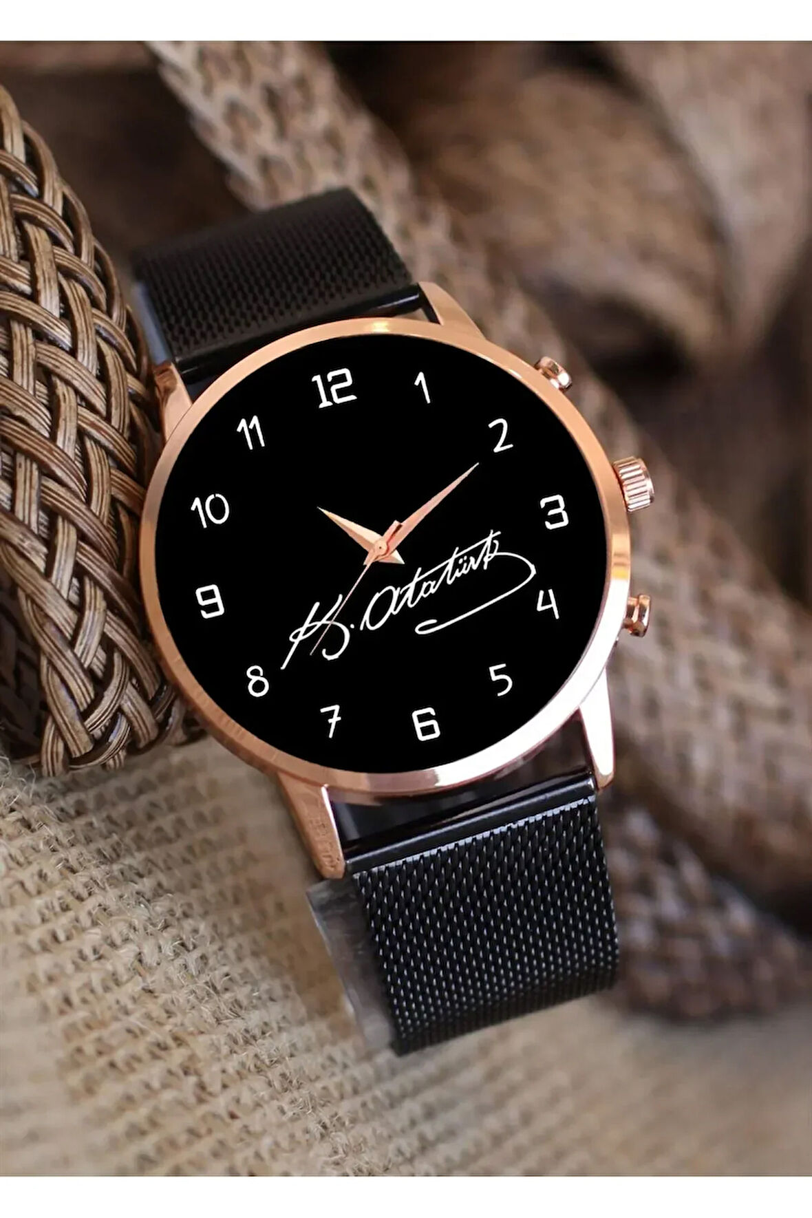 Mustafa Kemal Atatürk Imzalı Tek Bay Kol Saati Doğum Günü Hediyesi