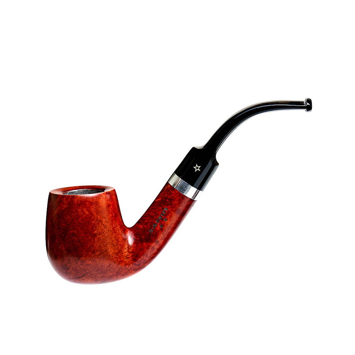 Şahin Sarı Yıldız 620 9mm. Filtreli Akrilik Saplı Pipo (237173)