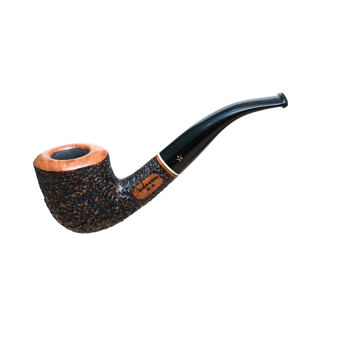 Şahin Sarı Yıldız 419 9mm. Filtreli Akrilik Saplı Pipo (237179)