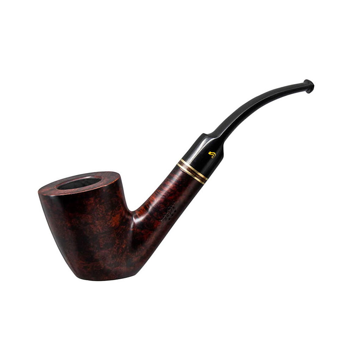 Şahin Üç Yıldız 338 9mm. Filtreli Ebonit Saplı Pipo (237515)