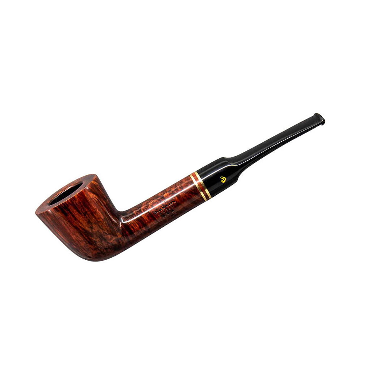 Şahin Üç Yıldız 111 9mm. Filtreli Ebonit Saplı Pipo (237845)