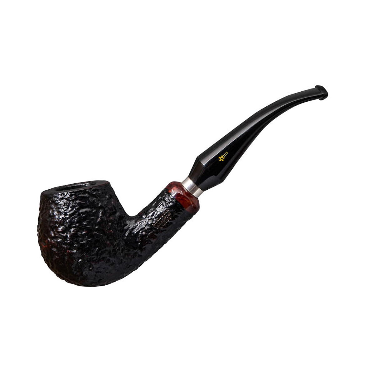Şahin Kuyruklu Yıldız 375 9mm. Filtreli Ebonit Saplı Pipo (238091)