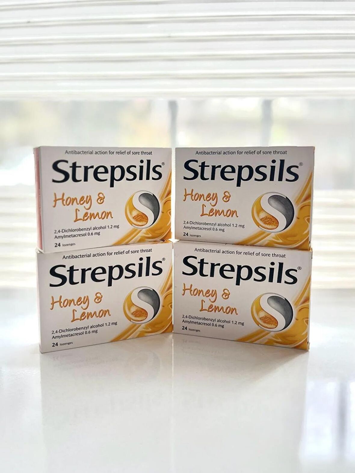 Strepsils Bal ve Limon Aromalı 24 Pastil 4’LÜ SET