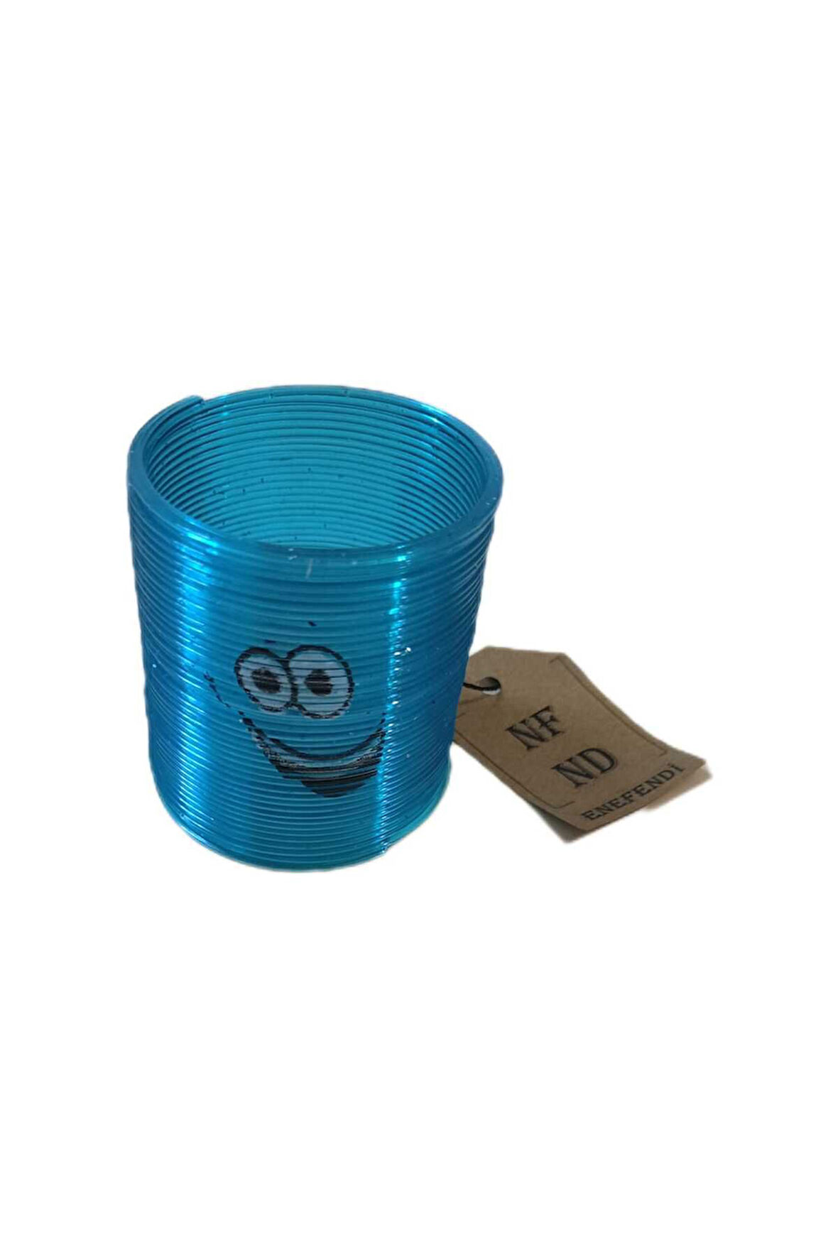 STRES YAYI MAVİ RENKLİ STRES OYUNCAKLARI DESENLİ GÜLEN YÜZ (TEKLİ)  6.5 CM ERKEK KIZ OYUNCAK