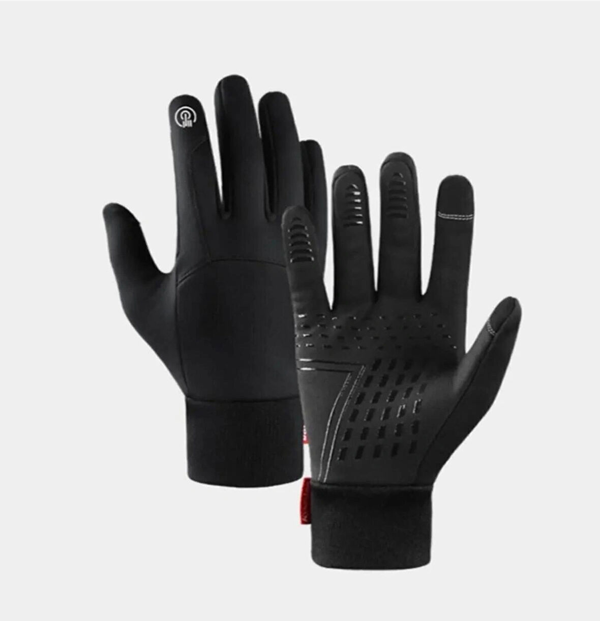 Stavye Soğuk Rüzgar Geçirmez Suya Dayanlıklı Dokunmatik Eldiven Parmak Korumalı Motosiklet Eldiveni