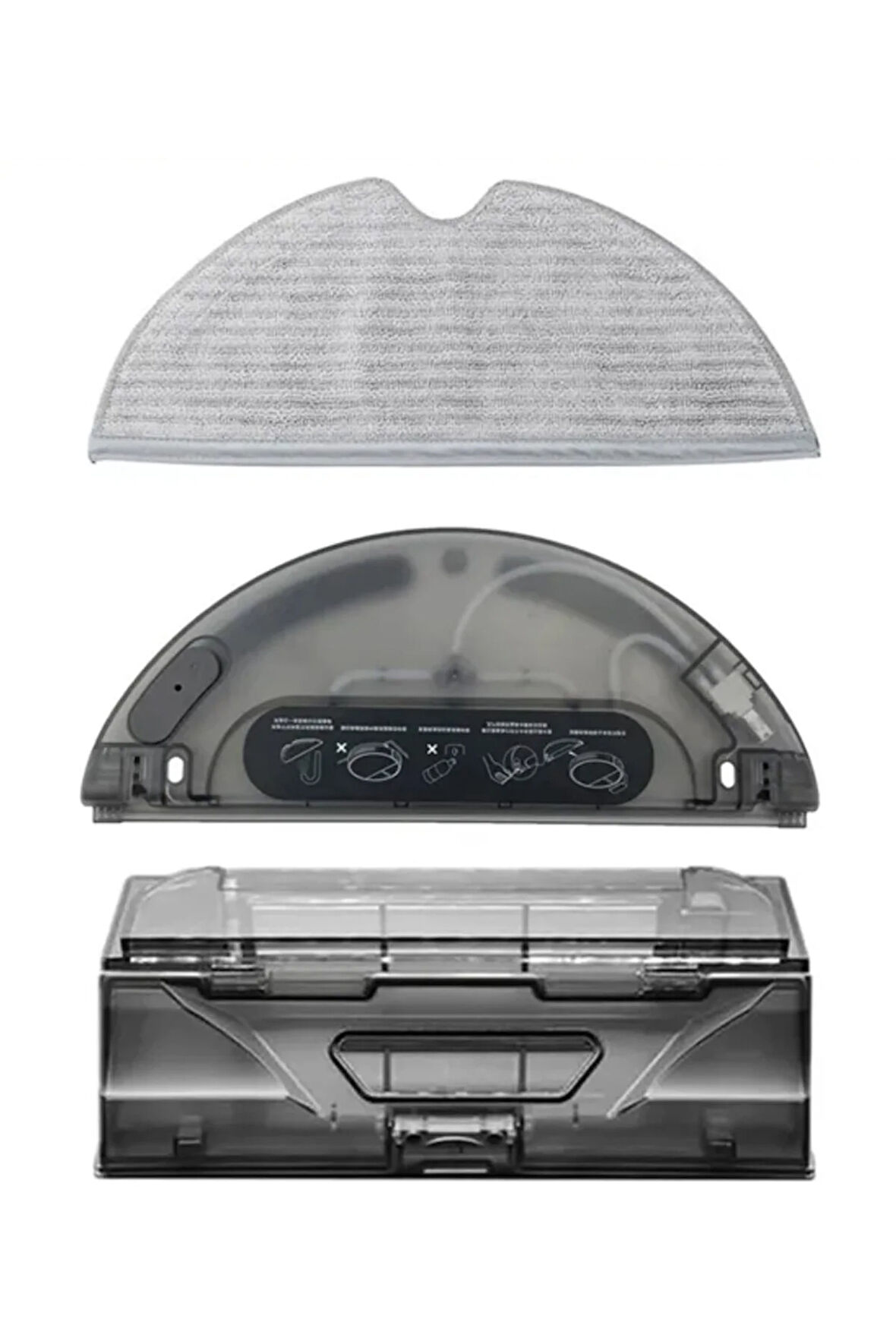 Xiaomi mop Pro 2 model no STYTJ02ZHM uyumlu su deposu toz haznesi kutusu mop paspas