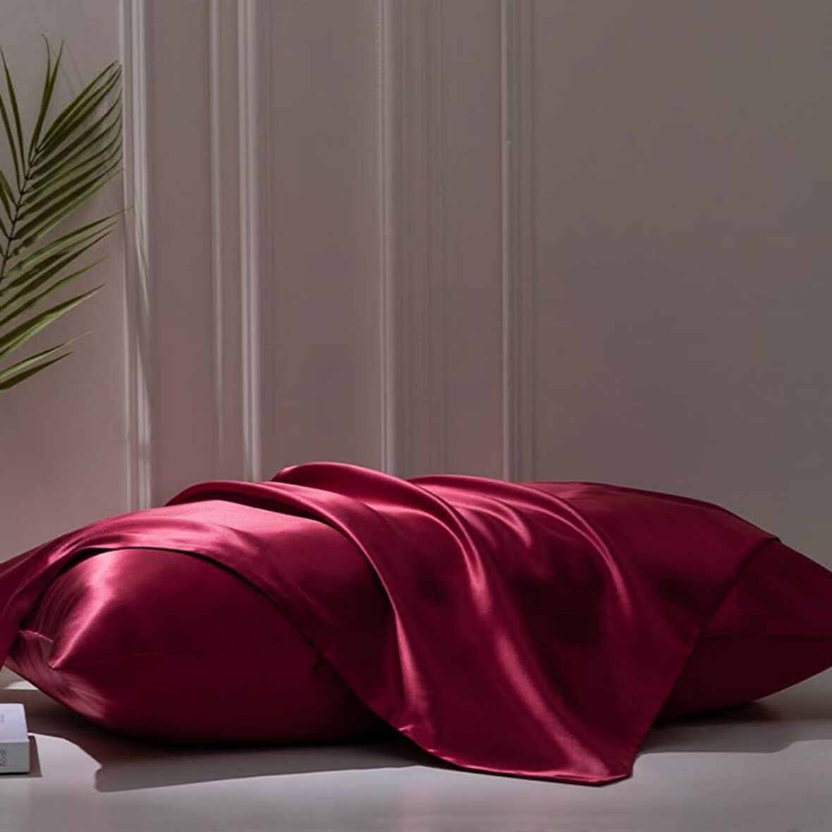 Sylar Antibakteriyel Terletmeyen İpek Saten Yastık Kılıfı 2'li 50x70 Bordo