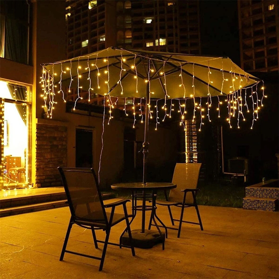 20 Metre Buz Sarkıt Dekoratif Aydınlatma - İç/Dış Mekan Yılbaşı, Parti ve Süsleme Işıkları